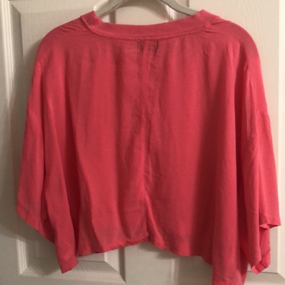 Cheap Monday Pink Crop Tee - Picture 2 of 3